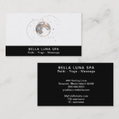 *~* Cosmic Moon Rings Universe Lunar Shaman Stars Visitekaartje (Voorkant / Achterkant)