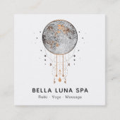 *~* Cosmic Moon Shaman Lunar Universe Vierkante Visitekaartje (Voorkant)