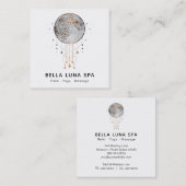 *~* Cosmic Moon Shaman Lunar Universe Vierkante Visitekaartje (Voorkant / Achterkant)