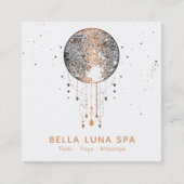 *~* Cosmic Moon Shaman Lunar Universe Vierkante Visitekaartje (Voorkant)