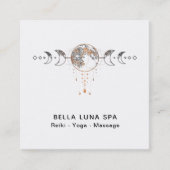 *~* Cosmic Moon Universe Lunar Shaman Moons Vierkante Visitekaartje (Voorkant)