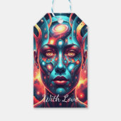 Cosmic+Mosaic+Face Cadeaulabel (Voorkant)