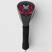 Cosmic Moth - Kunst Folklore Mothman Golfheadcover (Voorkant)