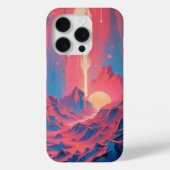Cosmic Mountain Abstract Vibrant Case-Mate iPhone Case (Achterkant)