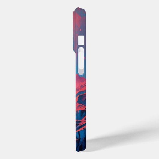 Cosmic Mountain Abstract Vibrant Case-Mate iPhone Case (Achterkant / Links)