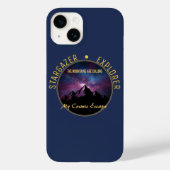 Cosmic Mountain Calling geval Case-Mate iPhone Case (Achterkant)