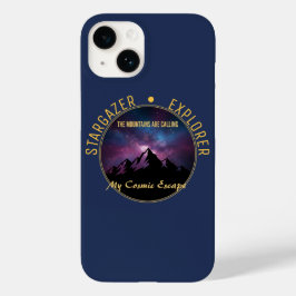 Cosmic Mountain Calling geval Case-Mate iPhone 14 Hoesje