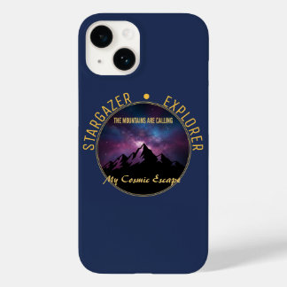 Cosmic Mountain Calling geval Case-Mate iPhone 14 Hoesje