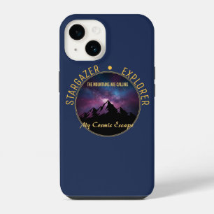Cosmic Mountain Calling geval iPhone 14 Hoesje