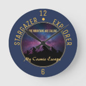 Cosmic Mountain Calling Ronde Klok (Voorkant)