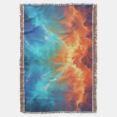 Cosmic Nebula Abstract Galaxy Space Art Deken (Voorkant Verticaal)