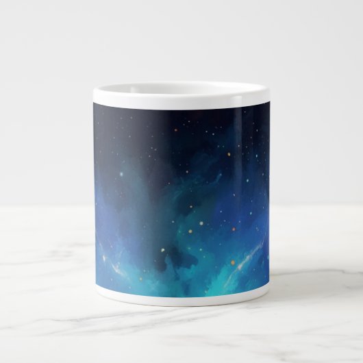 Cosmic Nebula Abstract Galaxy Space Art Grote Koffiekop (Voorkant)