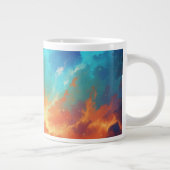 Cosmic Nebula Abstract Galaxy Space Art Grote Koffiekop (Rechts)
