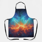 Cosmic Nebula Abstract Galaxy Space Art Schort (Voorkant)