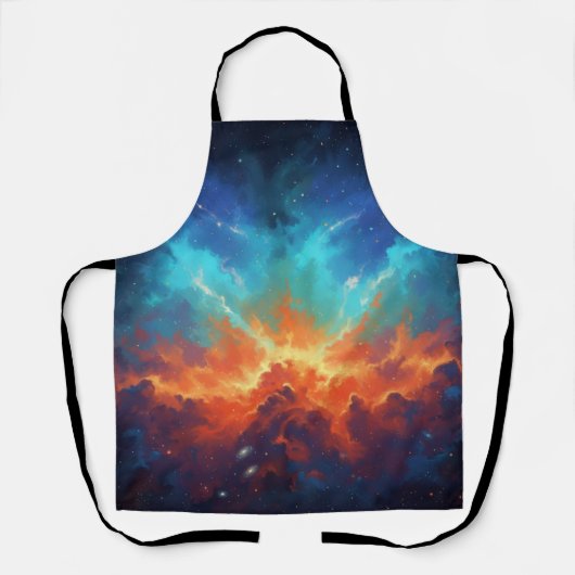 Cosmic Nebula Abstract Galaxy Space Art Schort (Voorkant)