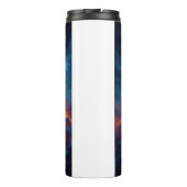 Cosmic Nebula Abstract Galaxy Space Art Thermosbeker (Achterkant)