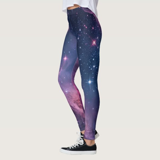 Cosmic Nebula Seamless Pattern for All-Over Print  Leggings (Links)