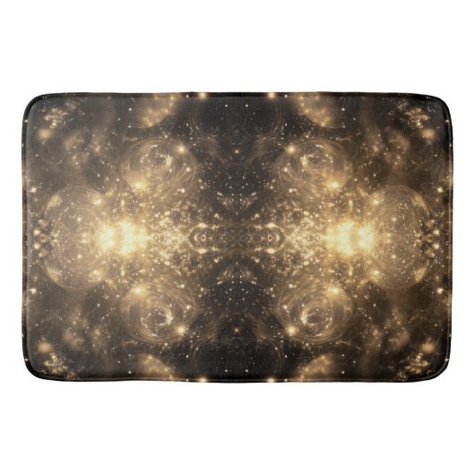 Cosmic Nebula Space Badkamer Decor voor Astrologie Badmat (Voorkant)