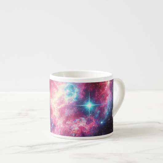 Cosmic Nebula Specialty Mok - Galaxy Design (Voorkant rechts)