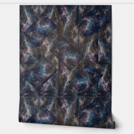 Cosmic Nebula Swirl 3D Wallpaper – Smooth Vinyl Behang