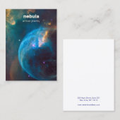 Cosmic Nebula verdien juwelier Visitekaartje (Voorkant / Achterkant)