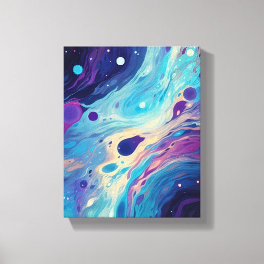   Cosmic Nebula Vortex Canvas Afdruk (Voorkant)