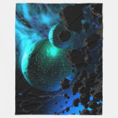 Cosmic Nebula Voyage Fleece Blanket (Voorkant)