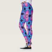 Cosmic Neon Fractal Pattern Leggings (Links)