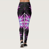 Cosmic Neon Starburst Leggings (Achterkant)