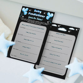 Cosmic Night Blue Balloons Baby voorspellingen spe