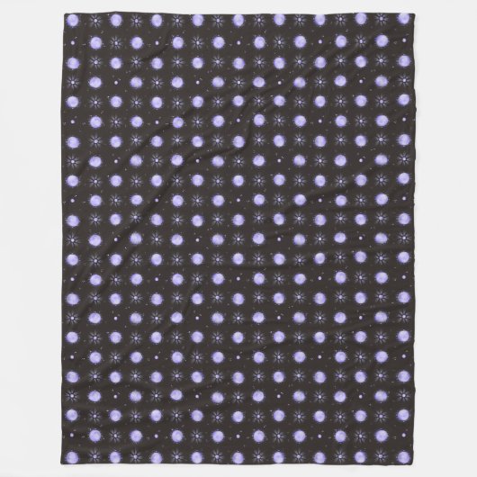Cosmic Night Sky Fleece Blanket for Cozy Comfort (Voorkant)