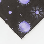 Cosmic Night Sky Fleece Blanket for Cozy Comfort (Hoek)