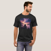 Cosmic Night Sky – Galaxy Space T-Shirt (Voorkant volledig)