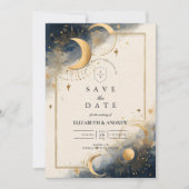 Cosmic Night Wedding Save The Date (Voorkant)