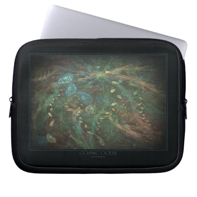 Cosmic Ocean-laptophoes Laptop Sleeve (Voorkant)
