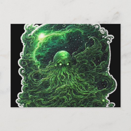 Cosmic Oddities: Cthulhu Briefkaart (Voorkant)