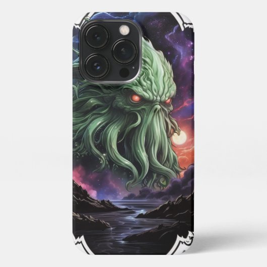 Cosmic Oddities: Cthulhu iPhone Hoesje (Achterkant)