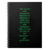 Cosmic Oddities Signature: Cthulhu - Fear Notitieboek (Voorkant)