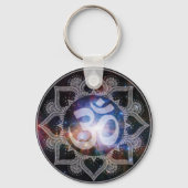 Cosmic Om Mandala Sleutelhanger (Achterkant)
