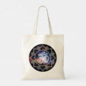 Cosmic Om Mandala Tote Bag (Achterkant)