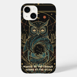 Cosmic Oracle Owl • Mystical Celestial  Case-Mate iPhone 14 Hoesje