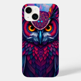 Cosmic Owl Guardian Case-Mate iPhone 14 Hoesje