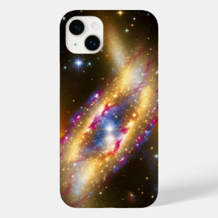 Cosmic Paars Blue Big Bang Star Gazing Galactic Case-Mate iPhone 14 Plus Hoesje