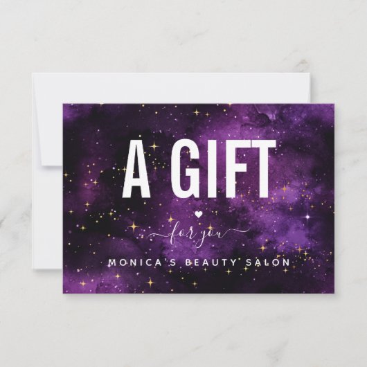 Cosmic Paars Galaxy Night Beauty Salkles (Voorkant)