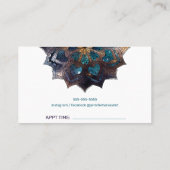 Cosmic Paars Mandala LMT | Yoga Visitekaartje (Achterkant)