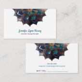 Cosmic Paars Mandala LMT | Yoga Visitekaartje (Voorkant / Achterkant)