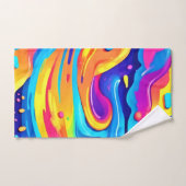 Cosmic Paint Swirls Bad Handdoek (Handdoek)