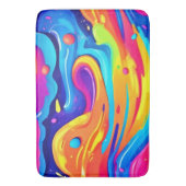 Cosmic Paint Swirls Badmat (Voorkant Verticaal)