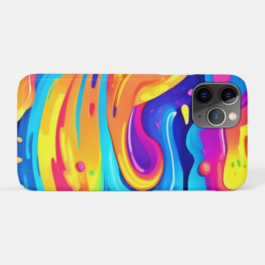 Cosmic Paint Swirls Case-Mate iPhone Case (Achterkant (horizontaal))