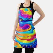 Cosmic Paint Swirls Schort (Insitu)
